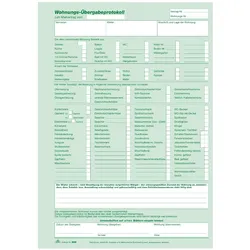 Roth, Formular, Wohnungsübergabeprotokoll