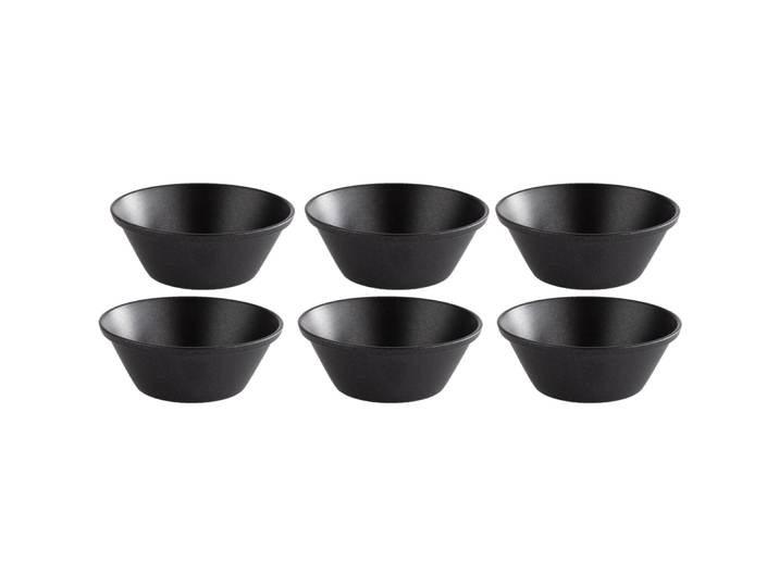 Schälchen-Set Aps schwarz Edelstahl D 6 cm 6 Stk - Schälchen-Set
