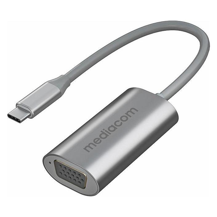 Mediacom MD-C307 Usb-C zu Vga Konverter (USB-C, 1 Port) (MD-C307)