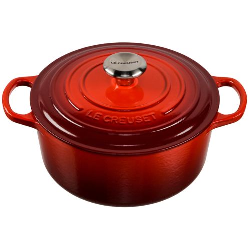 Le Creuset Signature Bräter rund 24 cm kirschrot