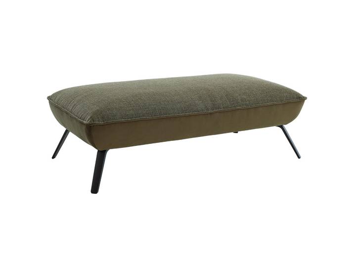 Moderano Hocker, Olivgrün, Metall, rechteckig, 142x43x80 cm, Wohnzimmer, Hocker, Sitzhocker