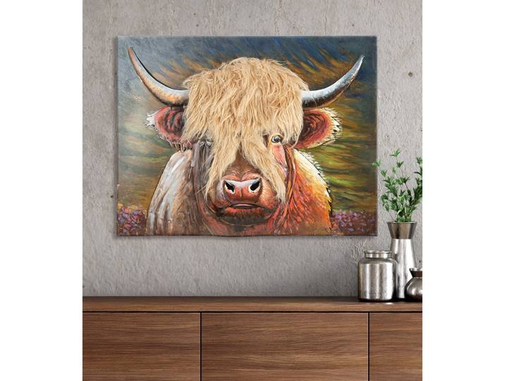 Bild Highland-Beauty Eisen, lackiert Braun 80 x 60 x 3cm