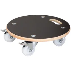 WAGNER Pflanzenroller/Transporthilfe MAXIGRIP Ø 38 x 11 cm, wetterfest, Bremsen, Tragkraft 300 kg, DE Ware - 20110701