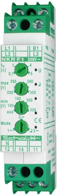 Schalk Relais de surveillance réseau avec commutateur rotatif 3x230/400V NKR F1 (NKRF19)