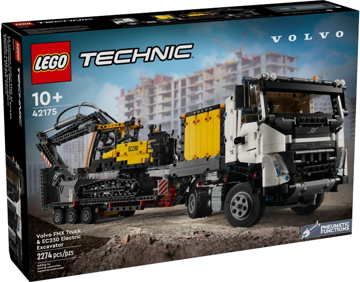 LEGO Technic 42175 Volvo FMX LKW mit EC230 Electric Raupenbagger