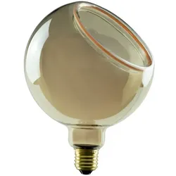 E27 LED Floating Globe 150 smokey grau - 45° warmweiß