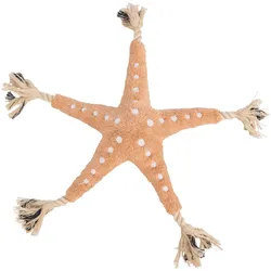 2x Trixie BE NORDIC starfish Jane, plush/rope, 32 cm (Plüschspielzeug Hund), Hundespielzeug