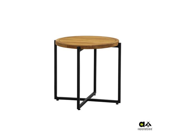 Apple Bee Condor Kaffeetisch Aluminium/Teak