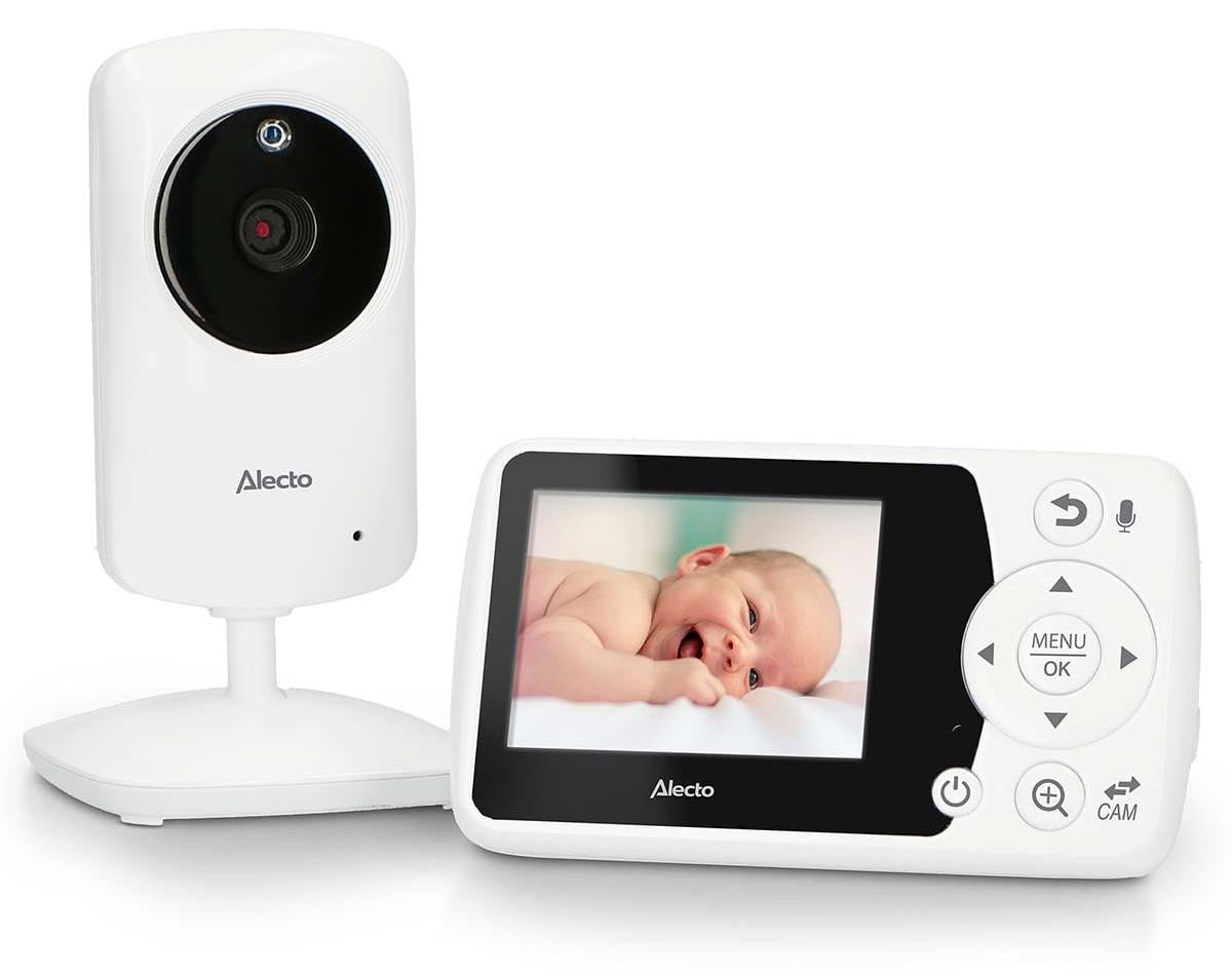 Alecto Babyfoon met camera, 2,4-inch display en nachtzicht