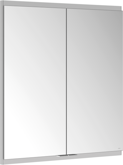 Keuco Royal Modular 2.0 Spiegelschrank 800200070000300 700 x 700 x 120 mm, 1 Steckdose, 1 Doppel-USB-Ladestelle, Wandeinbau, 2-türig