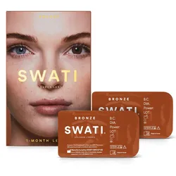Swati, Farbige Linsen, Coloured Contact Lenses 1 Months - Bronze (Bronze)