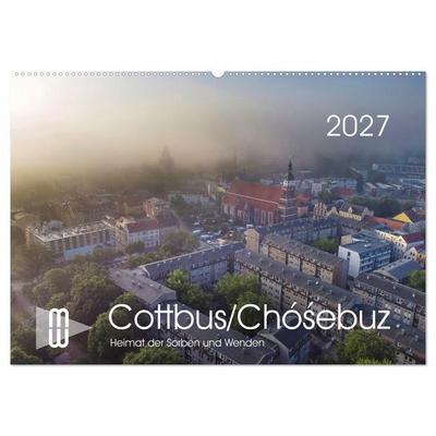 Cottbus/Chósebuz (Wandkalender 2027 DIN A2 quer), CALVENDO Monatskalender