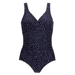 Damella Fiona Swimsuit Pattern Marine/Rot 42 Damen