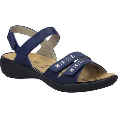 Sandale JOSEF SEIBEL "Ibiza 86, ocean", Damen, Gr. 38, blau (ocean), Obermaterial: 100% Rindsleder Leather cow., Schuhe Sandale