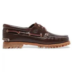 Timberland für Damen. TB0513042141 Braune Noreen Bootsschuhe aus Leder (41 W), Wohnung, Schnürsenkel, Lässig