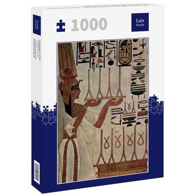 Lais Puzzle Maler der Grabkammer der Nefertari - Gattin des Ramses II., Die Königin Nefertari beim Opfer 1000 Teile