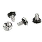 InLine 10-teilig 5mm mit Gummi Unterlegscheiben Schraubensatz für Mainboards (77784M)