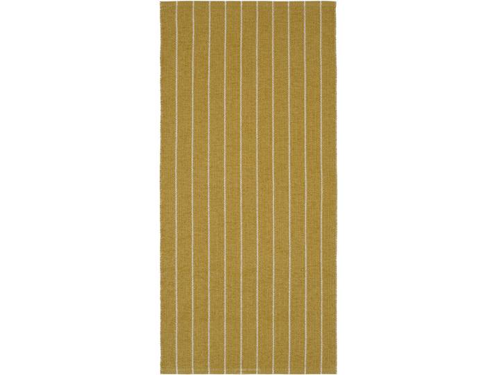 HORREDSMATTAN Outdoor-Teppich Rand senfgelb Streifen Mischgewebe 200 x 300 cm