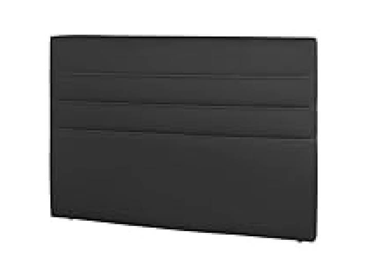 EBAC Literie Tête de lit Gabrielle Anthracite L. 170 cm - Tendance & déco - Fabrication française