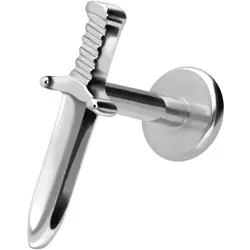 Titan Labret mit Innengewinde SCHWERT