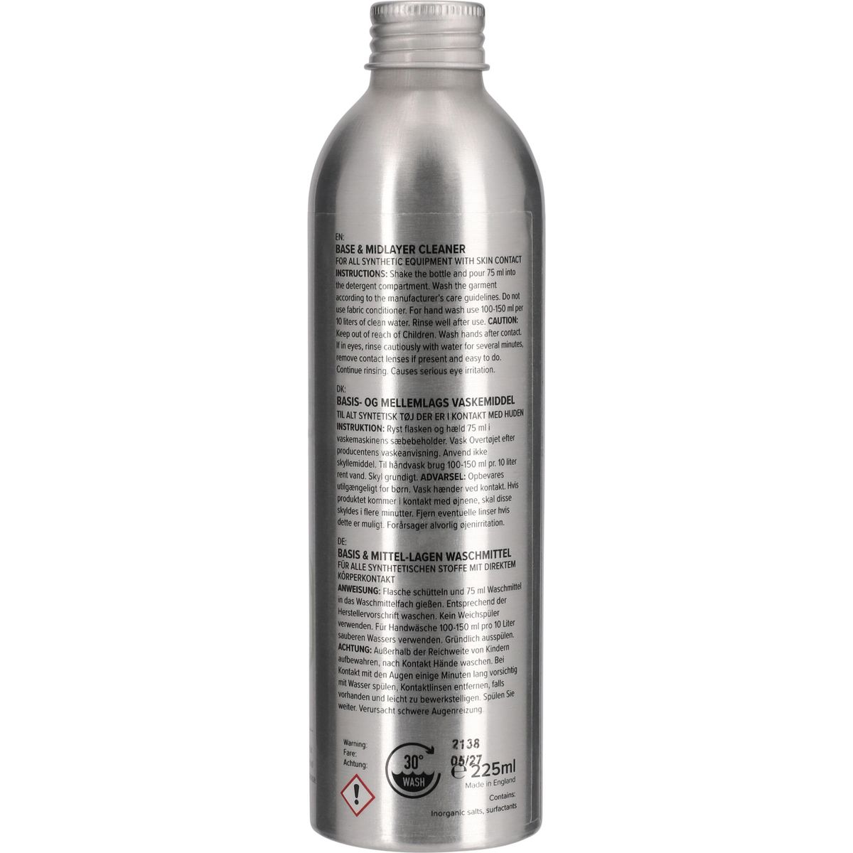 Whistler Wash for Base and Midlayer 225ml black (1001) One size W51111-1001-One size