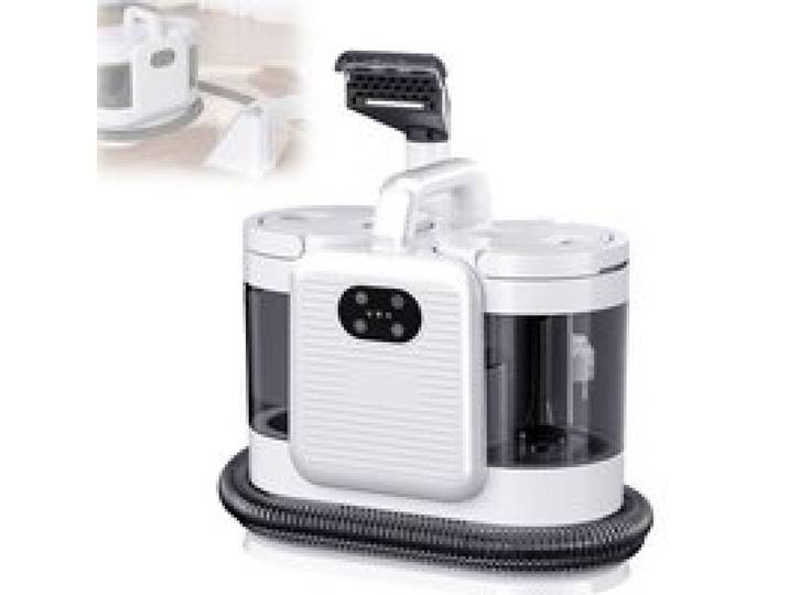 Machine de Nettoyage à Vapeur 1650W Machine de Nettoyage par Aspiration par Pulvérisation 15 Kpa pour Tapis Voiture Canapé