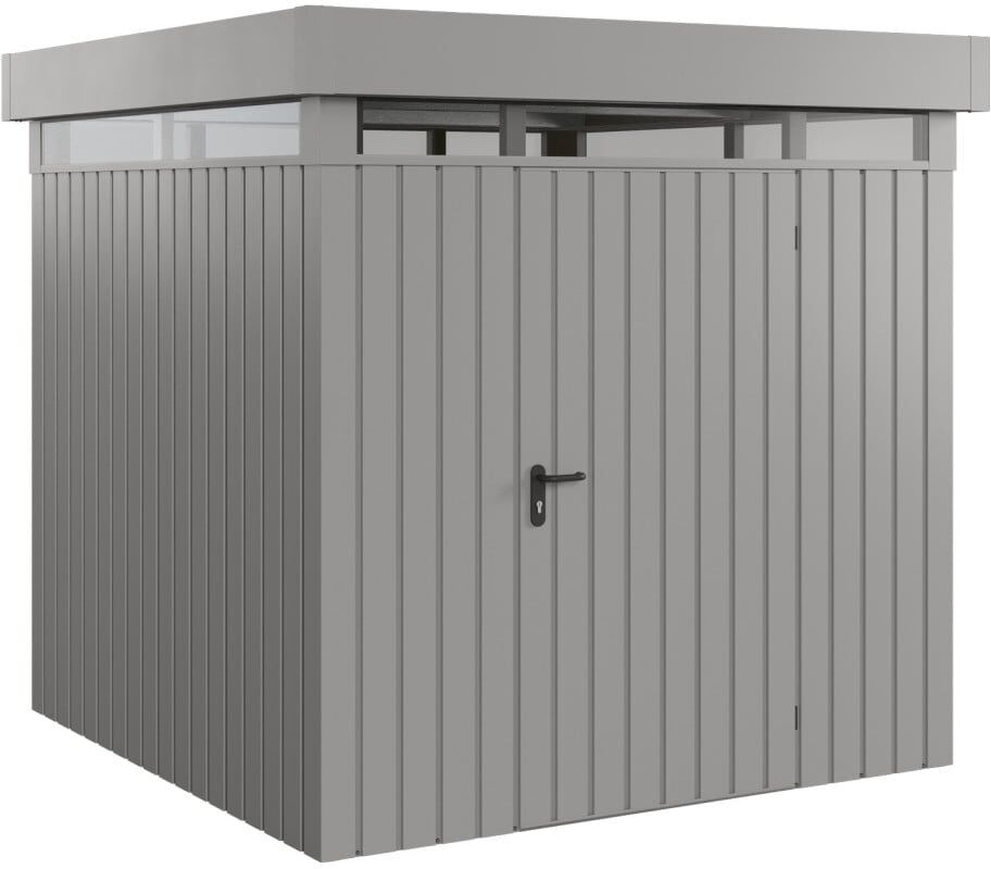 EcoStar Metallgerätehaus Euroline EFD5 LB graualuminium 214 x 214 cm