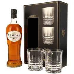 Tamdhu 12 Jahre Geschenkset mit 2 Gläsern - Single Malt Scotch Whisky