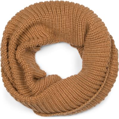 Strickschal STYLEBREAKER "Unifarbener Feinstrick Loop", Damen, braun (hellbraun), Obermaterial: 100% Polyacryl PAN., Modisch, Modetücher