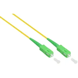 Alcasa LW-S902SASA InfiniBand/Glasfaserkabel 2 m SC FTTH Gelb