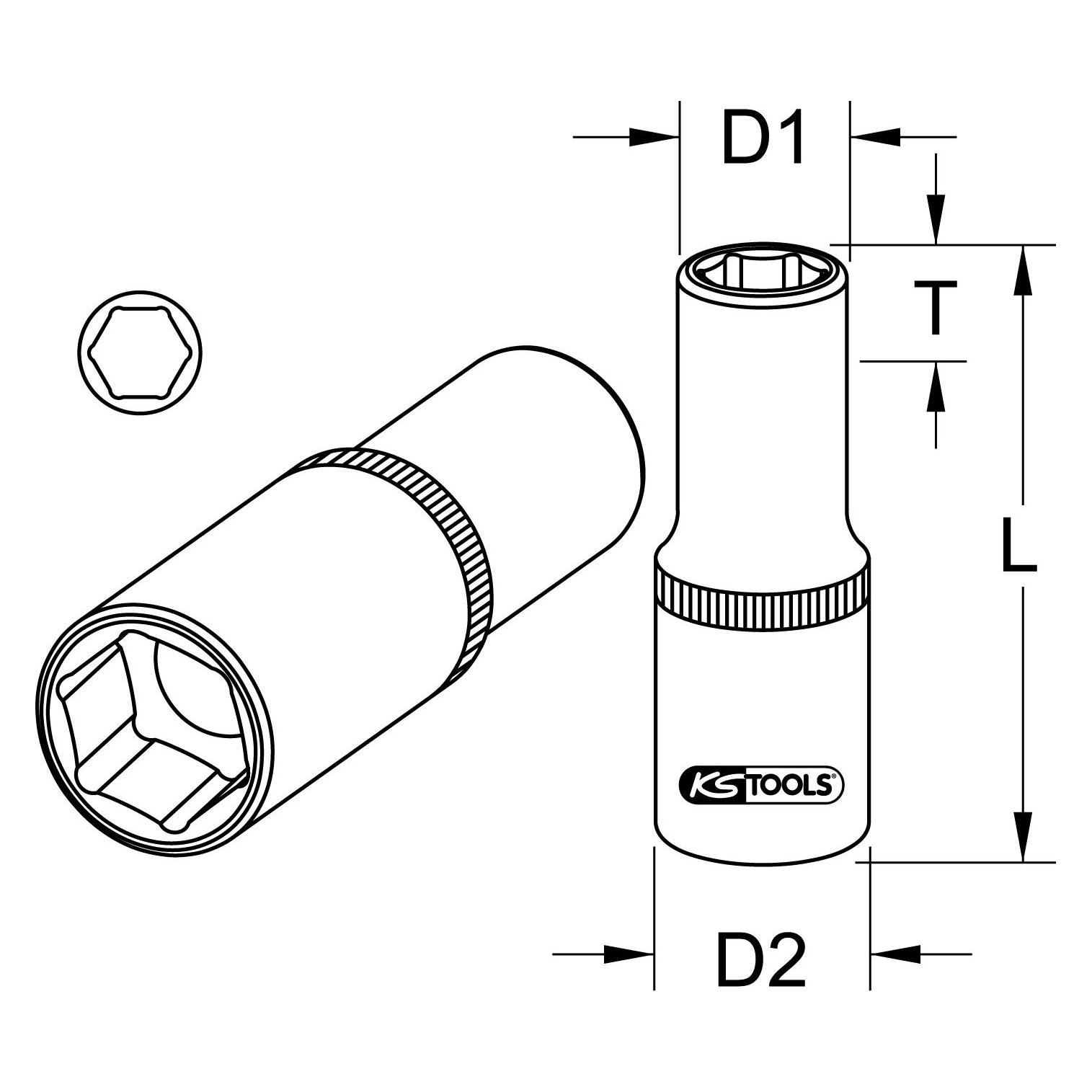 KS Tools 918.3992 (5/8") (918.3992)