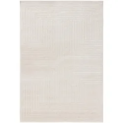 benuta Pop In- & Outdoor-Teppich Mars Cream 240x340 cm - Teppich für Balkon, Terrasse & Garten