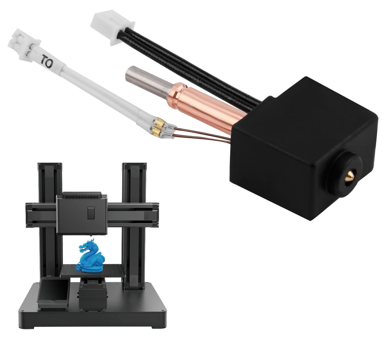 Dripio Alu V5 verwarmingsblok hotend 12V 40W voor de I3 Mega serie