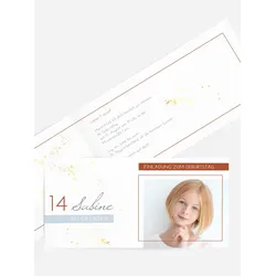 Einladungen zum Geburtstag  selbst gestalten mit Spruch und Fotos im Onlinedesigner bei Meine-Kartenmanufaktur.de