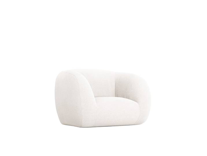 Design Sessel „Essen“ Bouclé Weiss chosen by Bloomingloft