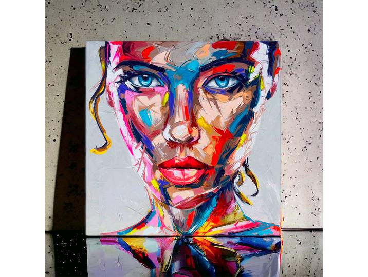Tableau Décoratif Portrait Femme Moderne