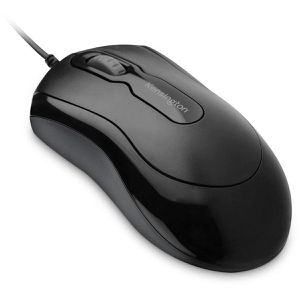Kensington Maus K72356EU, 3 Tasten, 1000 dpi, mit Kabel, schwarz