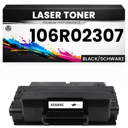 Toner 106R02307 für Xerox kompatibel Schwarz hochwertige Premium Alternative für Xerox Phaser 3320