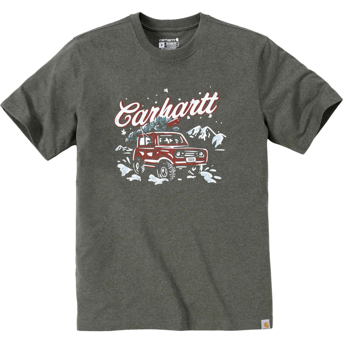 Carhartt Dearborn Relaxed Holiday T-shirt basil heather (G73) S REG 107806-G73SREG