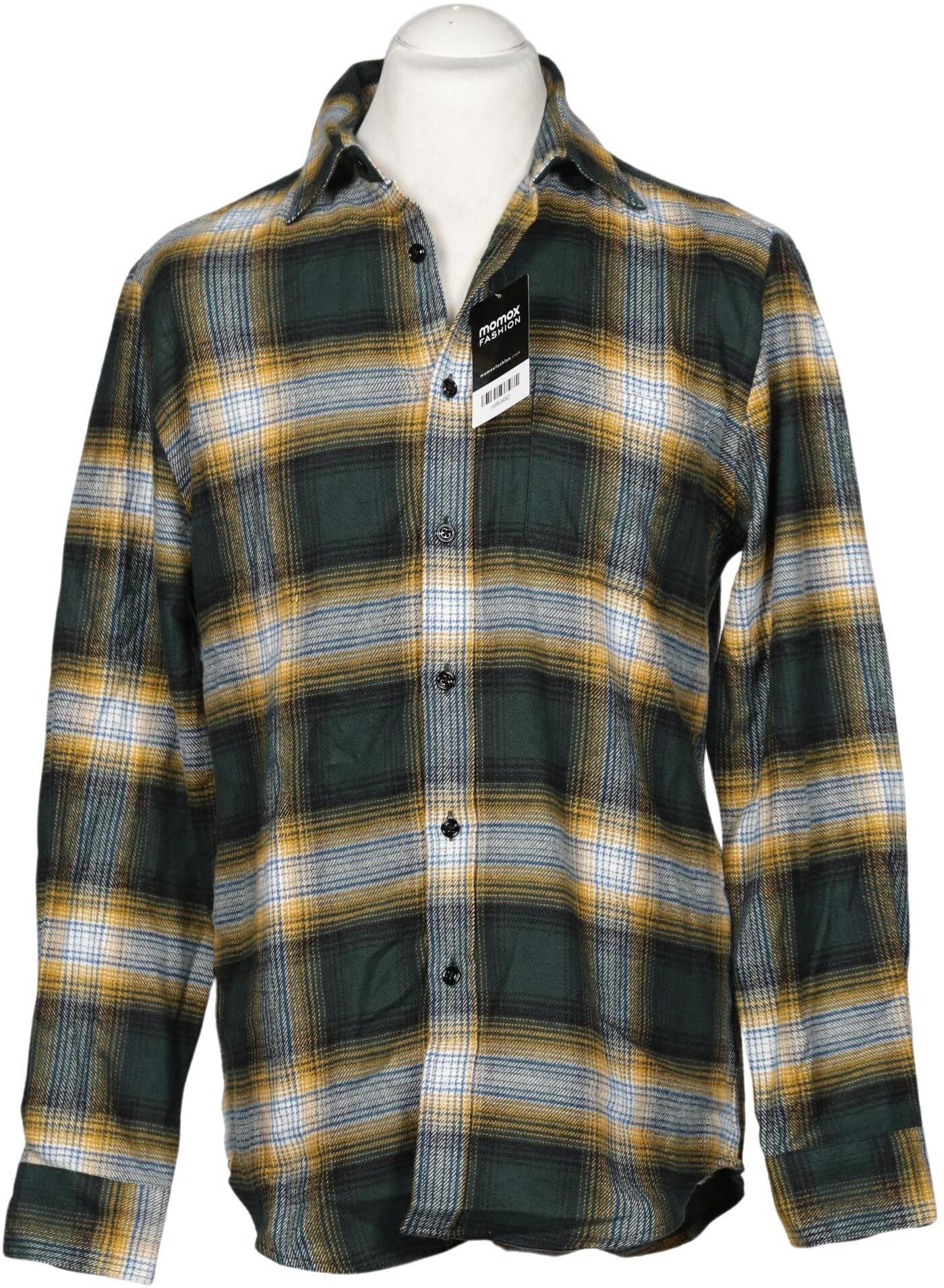 Portuguese Flannels Herren Hemd, Mehrfarbig, Gr. M, Baumwolle - Second Hand