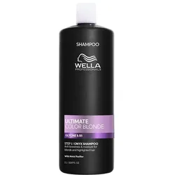 Wella, Shampoo, Ultimate Color Blonde Onyx Shampoo Step 1 (Flüssiges Shampoo, 1000 ml)