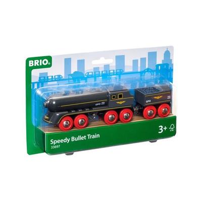 Brio Schwarzer Kugelblitz mit Kohlenanhänger