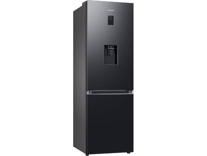 SAMSUNG Kühl-/Gefrierkombination RL34C652CSA , Energieeffizienz: C, schwarz (premium schwarz steel), Rechtsanschlag, Kühlschränke, No Frost sowie Wifi & AI Energy Mode (SmartThings), Kühl-/Gefrierkombination