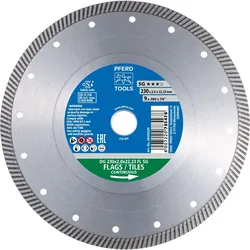 PFERD TOOLS Diamant-Trennscheibe DG FL 178x2,0x22,23 mm SG z. Trennen v. Fliesen, hohe Schnittqualität - 68000028