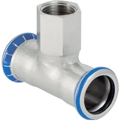 Geberit, Rohrverbindungstechnik, Mapress T-Stück rustfri 54x3/4x54 mm M/M (T-Verbindung)