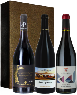 Vinatis Wein-Geschenkset - Saint Joseph - 3 Fl. - 2.25L