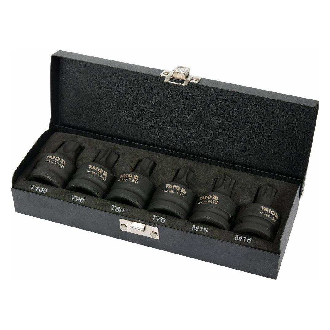 Yato Zestaw Udar. Kluczy Trzpien. Torx/Spline (YT-10653)