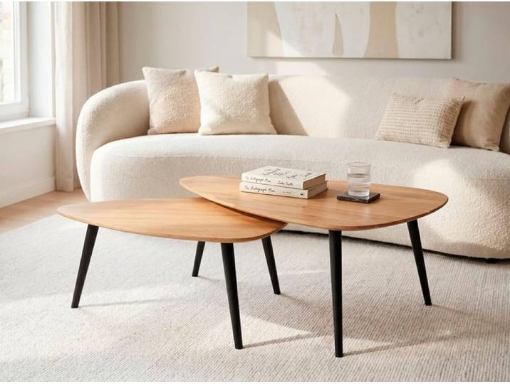 Couchtisch Elanda 2 Wildeiche Holz