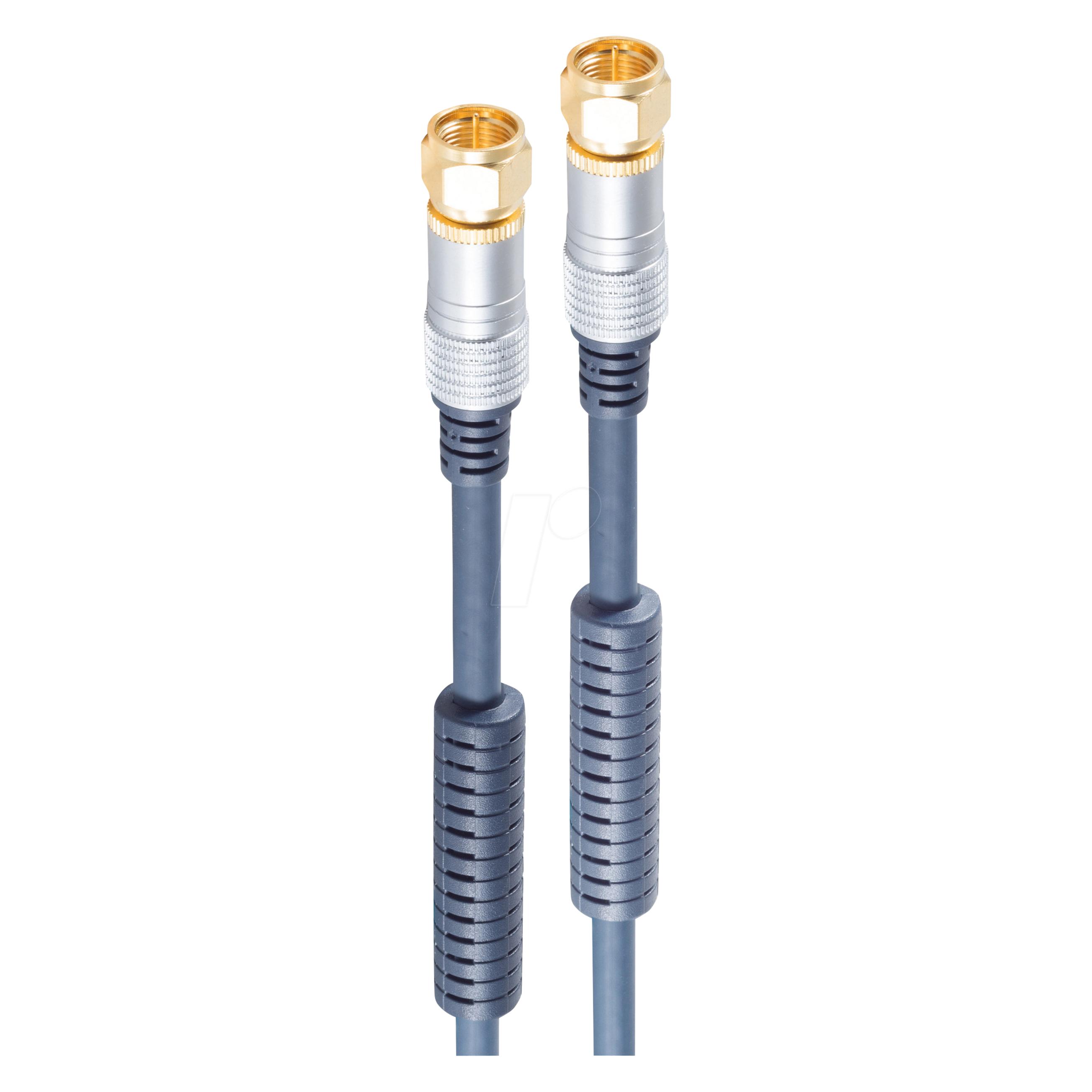Shiverpeaks SP80095 Koaxialkabel RG-59/U 5 m F-Stecker Blau (SP80095)