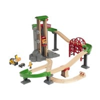 World Großes Lagerhaus-Set mit Aufzug, Spielgebäude